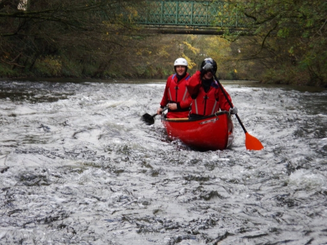 Wildwasser Kanufahren